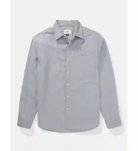 Camisa Hombre Color Gris Talla LARGE American Eagle