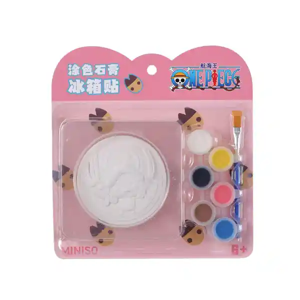 Imán de Nevera Para Colorear 2 Modelos Serie One Piece Miniso