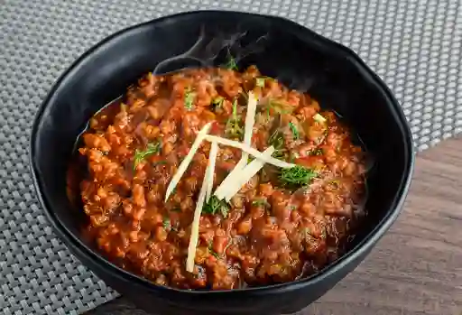 Hyderabadi Keema (Cordero Molido)