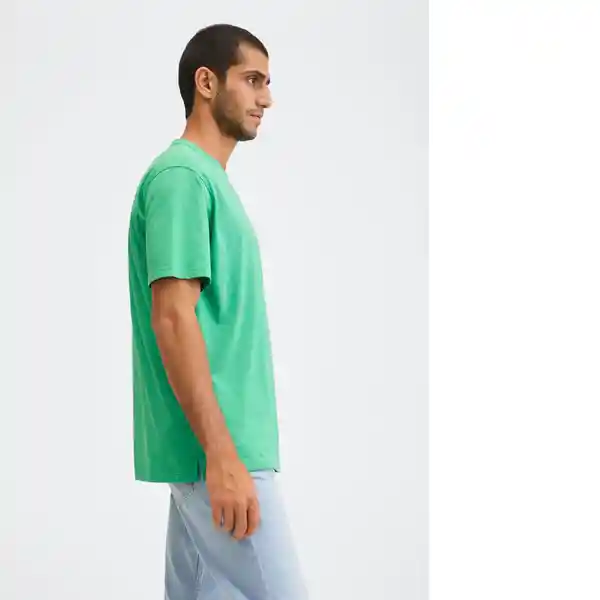 Camiseta Swim Verde Talla L Hombre Mango