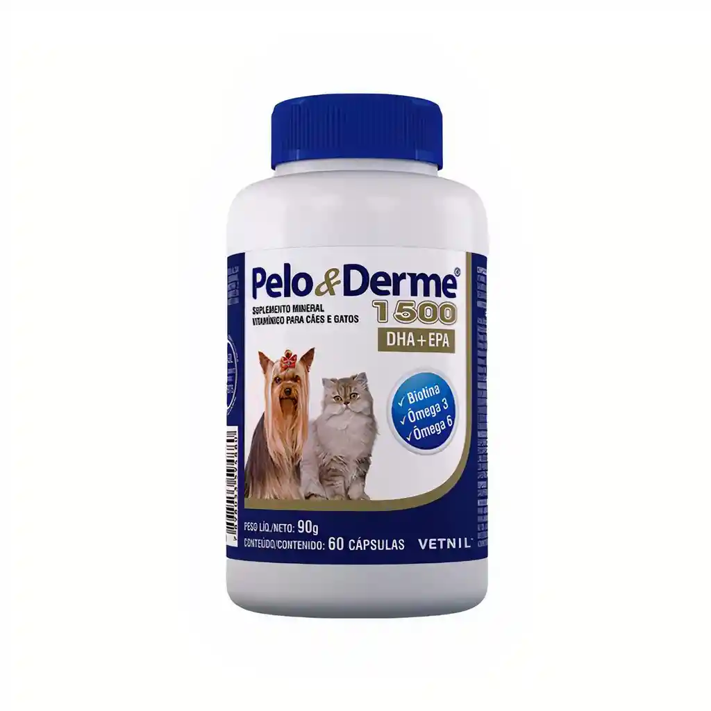 Pelo y Derme Multivitamínico para Perro y Gato