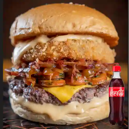 Combo Queen Burger + Coca-cola Sabor Original 600 ml