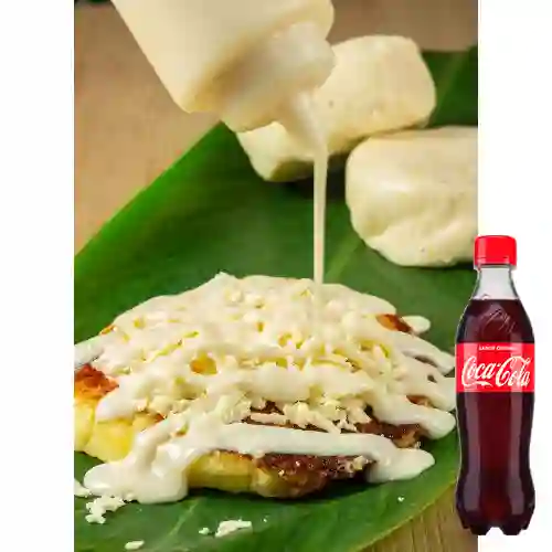 Combo Arepa de Queso + Coca-Cola
