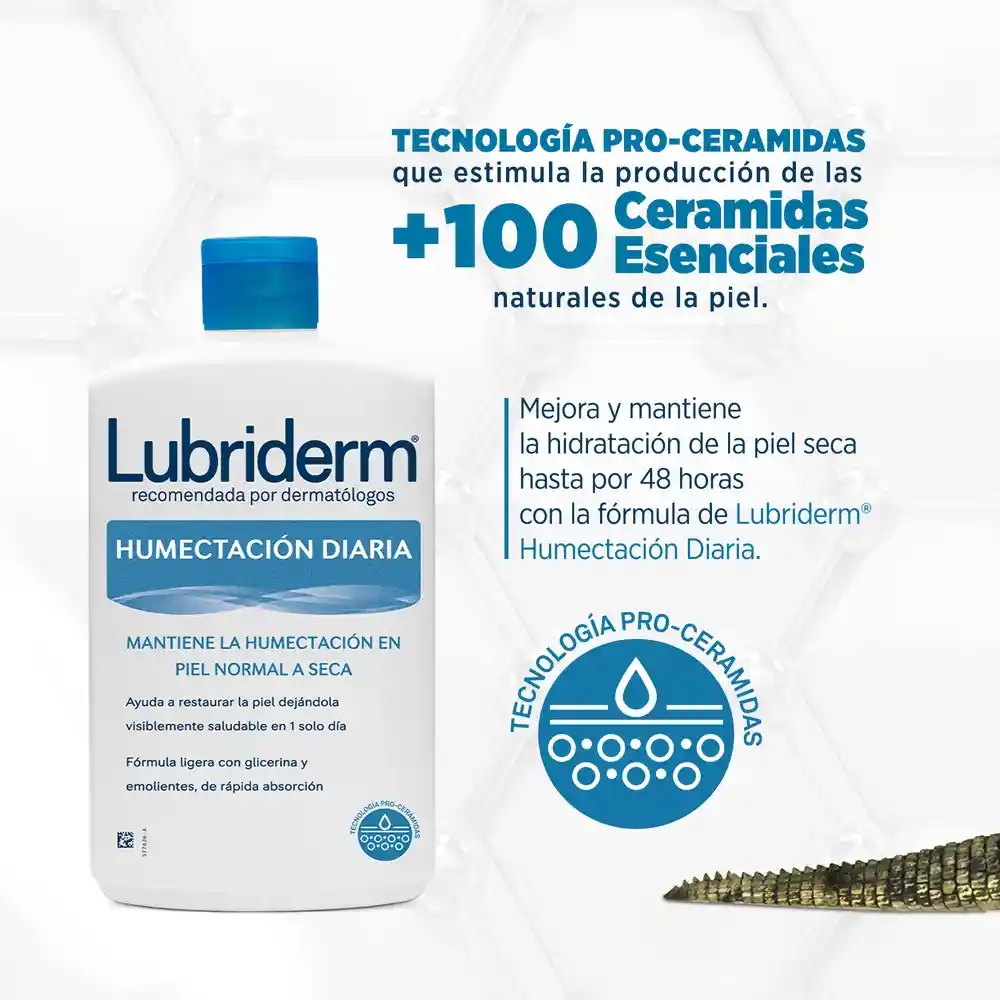 Crema Corporal LUBRIDERM Humectación Diaria 400ml