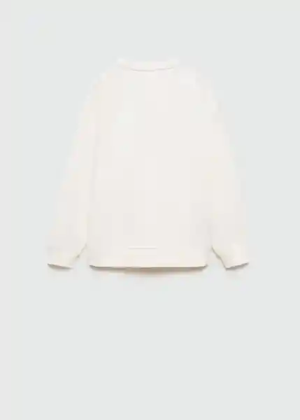 Sudadera Berto Offwhite Talla 08 Niños Mango