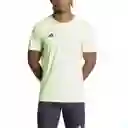 Adidas Camiseta Adizero e Tee Hombre Verde Talla M IN2264