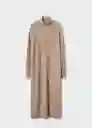 Vestido Natalie Camel Talla Xs Mujer Mango