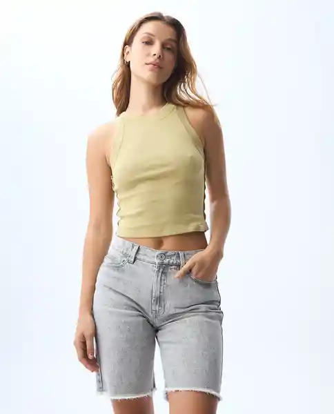 Camiseta Mujer Caqui Talla M 601G006_CAQ150719 Americanino