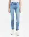 Jean High Rise Cosmo Claro Azul Cristalino Claro 4 Chevignon