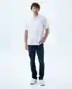 Camisa Hombre Blanco Talla M 819f010 Americanino