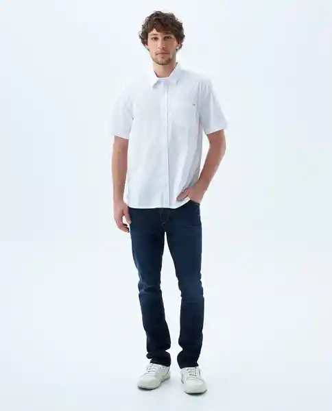 Camisa Hombre Blanco Talla M 819f010 Americanino