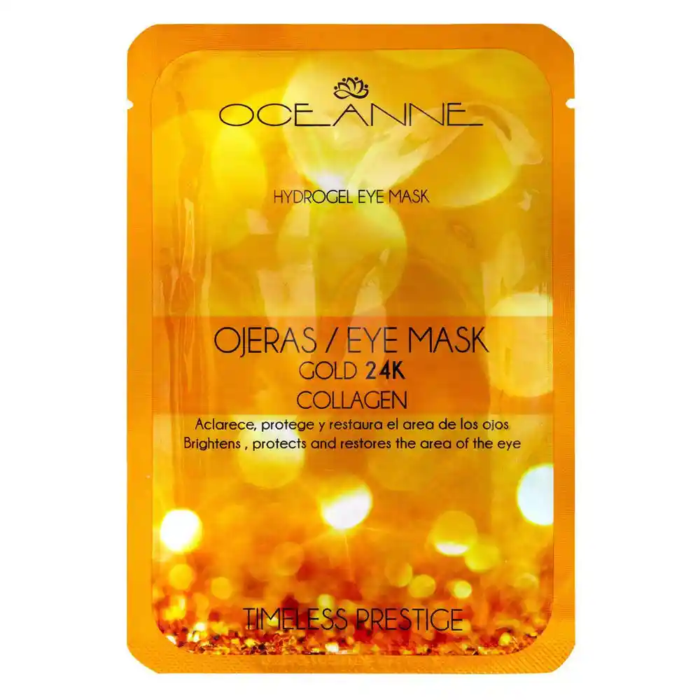 Oceanne Mascarilla para Ojos 24K Colágeno