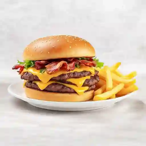 Hamburguesa Doble Carne