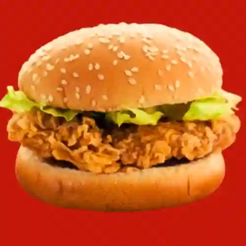 Hamburguesa de Pollo Apanado