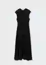 Vestido Stella-A Negro Talla S Mujer Mango