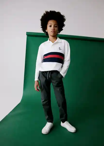 Pantalón Kenia Antracita Talla 13 Niños Mango