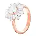 Swarovski Anillo Sunshine Med White Rose 55