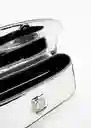 Bolso M Roe Plata Mujer Mango