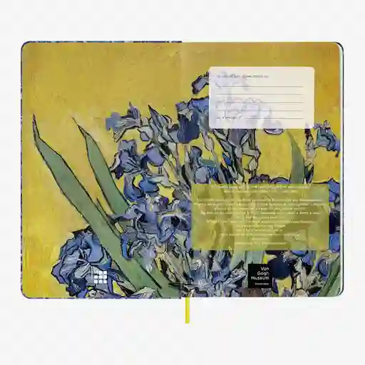 Moleskine Cuaderno Grande Rayas Van Gogh Azul