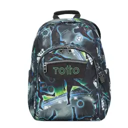 Morral Acuarela Color Negro / Azul 4CT Totto