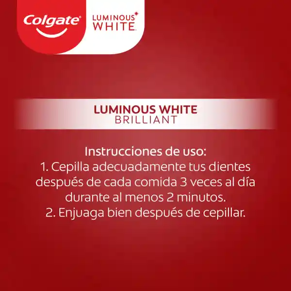 Colgate  Luminous White Brilliant 