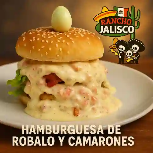 Hamburguesa de Robalo + Papa y Gaseosa