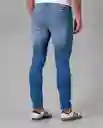 Jean Súper Slim Hombre Azul Denim Medio T 34 40566 Rifle