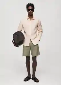 Camisa Parrot Salmon Talla XS Hombre Mango