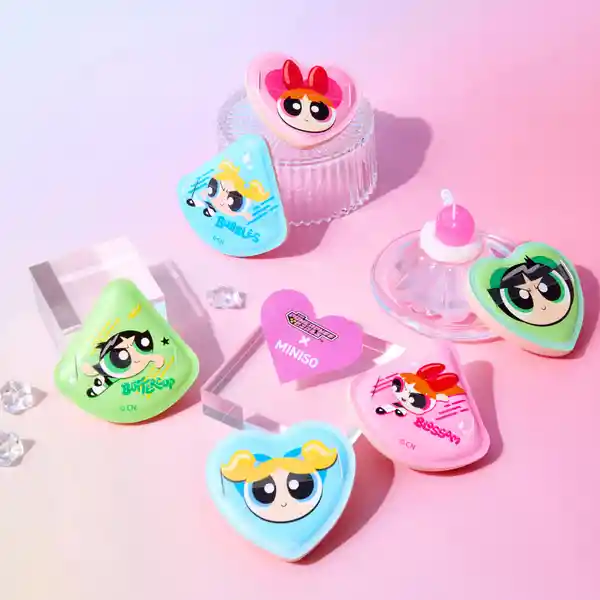 Puff Maquillaje Burbuja Surtido Las Chicas Superpoderosas Miniso