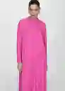 Vestido Blanca-a Rosa Talla XS Mujer Mango