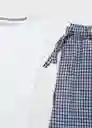 Pijama Pack Ancla Navy Talla L Hombre Mango