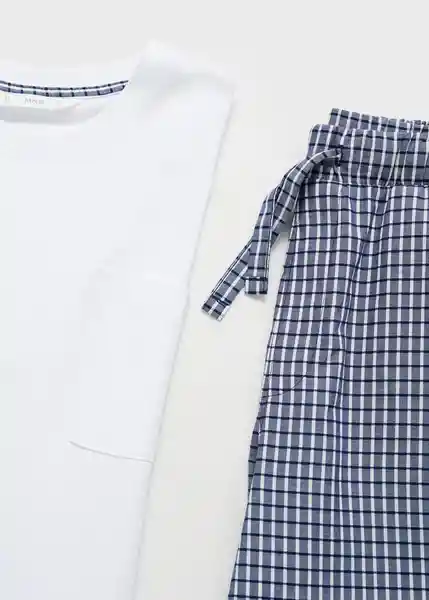 Pijama Pack Ancla Navy Talla L Hombre Mango