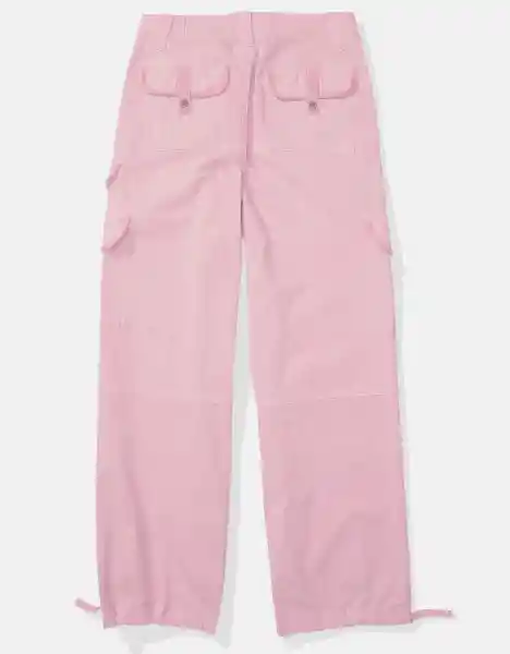 Pantalón Elástica Mujer Rosa Talla 0 American Eagle