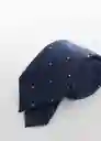 Corbata Dots7 Navy Talla 99 Hombre Mango