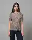 Camiseta Mujer Beige M 203G005_BEI161010 Rifle