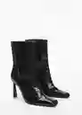 Botines Moderat Negro Talla 38 Mujer Mango