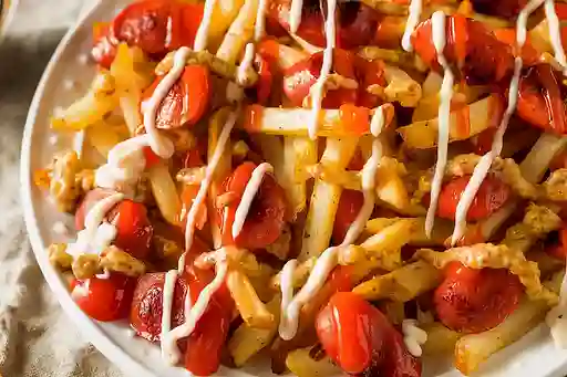 Salchipapa especial brios