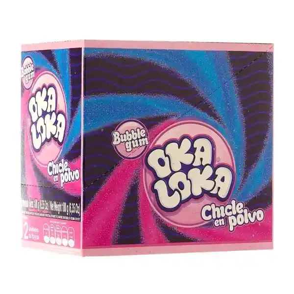 Oka Loka Chicle Polvo Azul