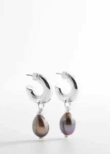 Pendientes Adella Plata Talla 99 Mujer Mango