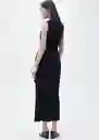 Vestido Ferti Negro Talla XL Mujer Mango
