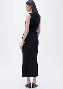 Vestido Ferti Negro Talla XL Mujer Mango