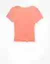 Camiseta Mujer Naranja Talla Small American Eagle 10958281