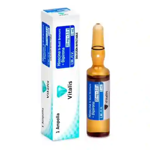 Vitalis Solución Inyectable (20 mg/2.5 g)