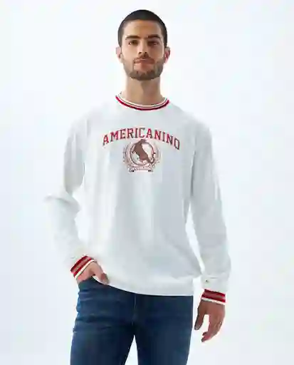 Buzo Hombre Crudo Talla M 889f008 Americanino