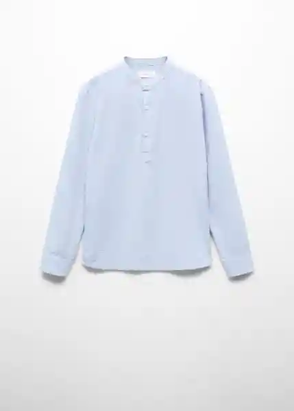 Camisa Manel Azul Talla 13 Niño Mango