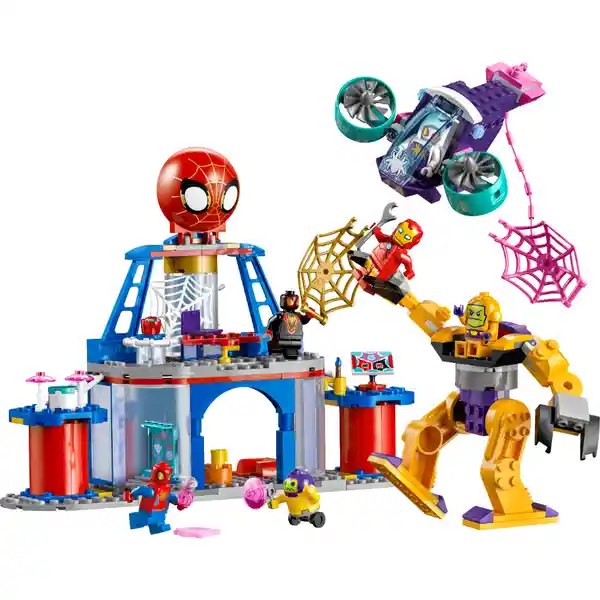 Set Construcción Cuartel General Arácnido Del Equipo Spidey Lego