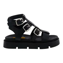 Sandalias Plataforma Fontana Negro 40