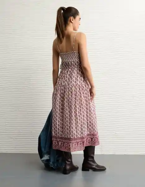 Vestido Mujer Vinotinto Talla X-Small 8677669 American Eagle