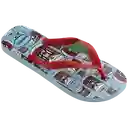 Sandalias Simpsons Azul Agua Talla 46 4137889 Havaianas