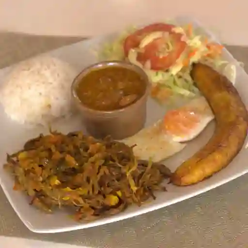 Bandeja carne desmechada